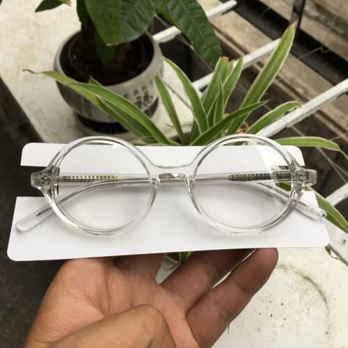 Danish Design Super Round Retro Acetate Glasses Frames For Myopia/Prescription/Decoration Havana/Transparent/Black