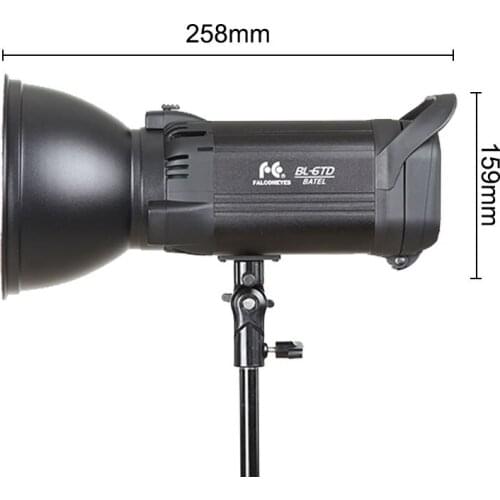 Falcon Eyes LED Studio Fill Light 60W Bi-color 3000K-8000K Adjustable Photo Lighting With Bowen Bayonet & Reflector & Handle