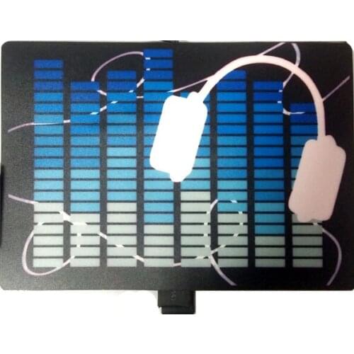 LED light up 2*AAA batteries panel Music activated flashing el panel for t-shirt