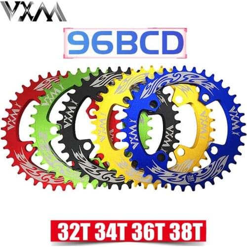 VXM 96BCD MTB Bike Chainring 32T 34T 36T 38T MTB bicycle ChainRing Round Oval Chainwheel Fit SHIMAN0 XTR XT SLX bicycle Parts