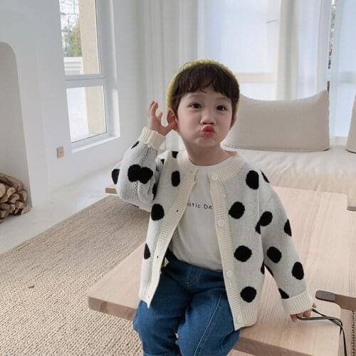 2021 Spring Autumn Tops Boys Sweater Jacket Coat Kids Knitting Overcoat Outwear Teenager Children Clothes High Quality