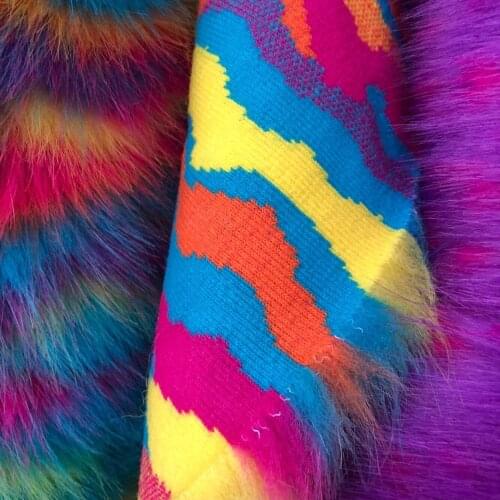 High-grade imitation fox fur clothing hat bag car mat background cloth,faux fur fabrci,170cm*45cm(half yard)/pcs