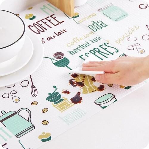 1Roll Waterproof Oil Proof Shoes Cabinet Mat Table Drawers Cabinet Shelf Liners Kitchen Cupboard Place Mat Kitchen Sticker Tools