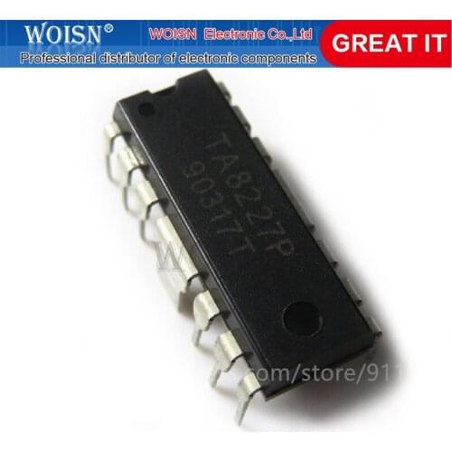 10PCS TA8227 TA8227A TA8227P DIP TA8227APG new original In Stock