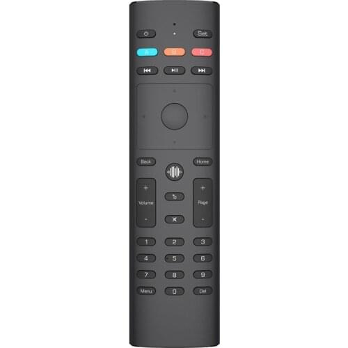 2020 G40 Voice Search Air Mouse etflix Vudu 3 Modes 33 Keys IR Learning Gyro Smart Remote Control for Android TV BOX