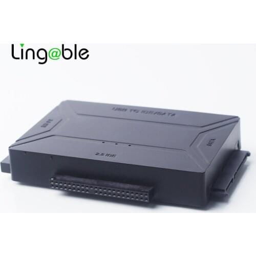 Lingable USB 3.0 to SATA IDE Adapter DATA Transfer Converter Hard Drive Disk Adapter for 2.5 3.5 5.25 Drives Optical Drive SATA