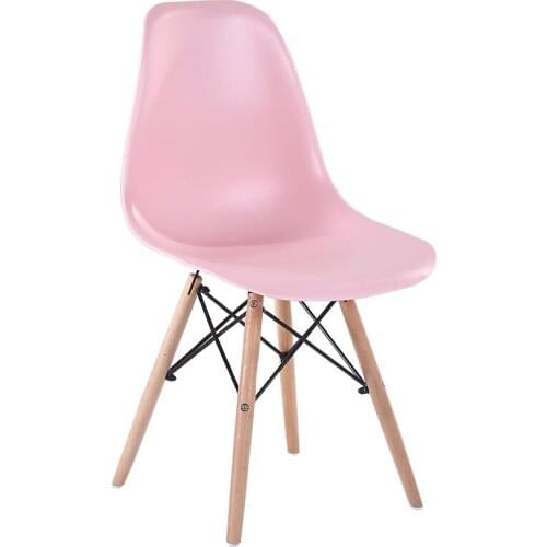 Barneo N-12 Plastic Wood Kitchen Breakfast Interior Stool Bar Chair Kitchen Furniture White free shipping to Russia