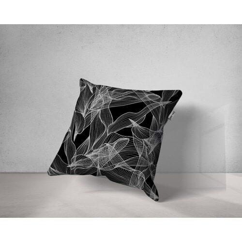 Gma Home Black-On-White Stripes Digital Printed Pillow decorate Case