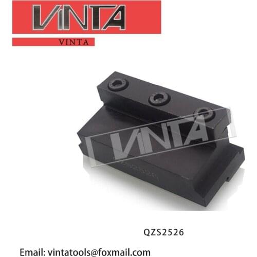 Cutting the blade Lathe tool holder QZS for tungsten carbide cutting tool plate tools holder external parting turning tools