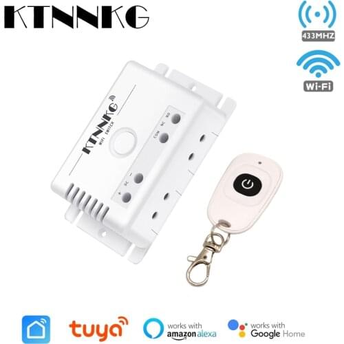 DC7-36V Wifi Smart Light Switch Automation Module Smart Life / Tuya APP Remote Control, can be used with Alexa Google Home