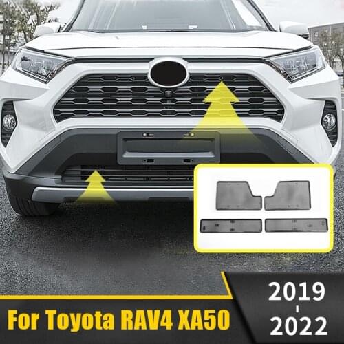 For Toyota RAV4 2019 2020 2021 RAV 4 XA50 MK5 Car Front Grille Insect Screen Exterior Modification Parts Accessories