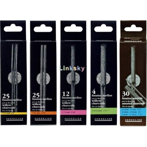 Sennelier Willow Charcoal for Sketching and Drawing ,Great for figure drawing, still life drawing,loose sketches,Art supplies