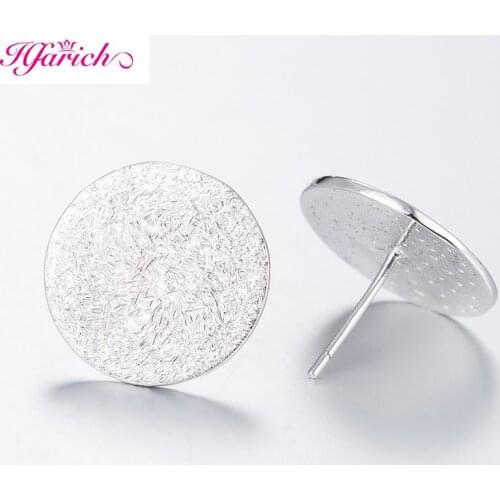 Hfarich Fashionable geometri Circle Stud Earrings Simple Tiny Round Earrings Retro Bohemian Jewelry for Women Girl Surprise Gift