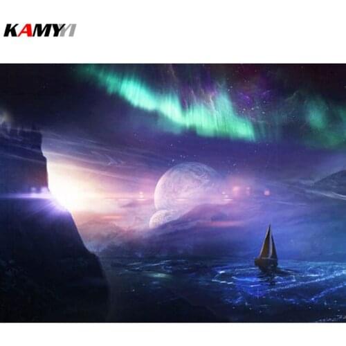 Full Square/Round Drill 5D DIY Diamond Painting aurora 3D Embroidery Cross Stitch Mosaic Decor HYY