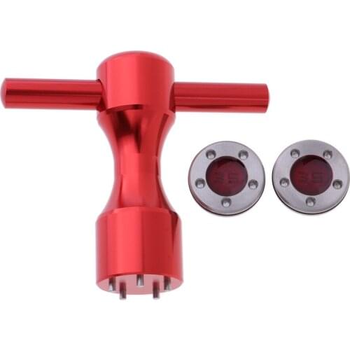 2Pcs Golf Screw Weights + Aluminum Alloy Spanner Wrench Tool Set for Squarback Putters