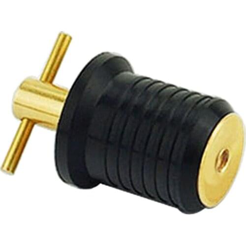 Brass Twist Drain Plug 1 inch 25mm for Marine Boats Yacht Kayak Canoe