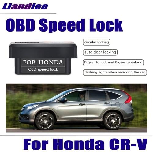 Liandlee Car Auto OBD Speed Lock & Unlock Device For Honda CRV CR-V 2012/2013/2014/2015/2016 Plug And Play Safety