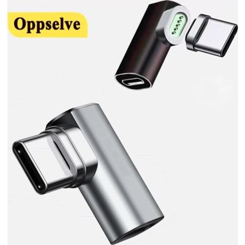 USB Type C Cable to Type-C Magnetic Adapter High Speed Charging Magnet USB-C Connector For Macbook Pro Air Samsung S21 USB OTG