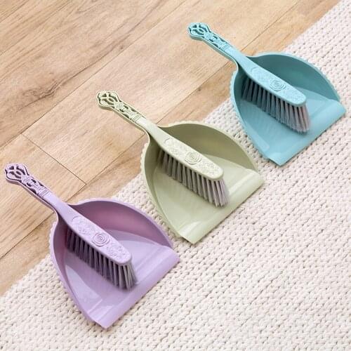 Mini broom small dustpan, desktop cleaning brush, High-elastic silk bristles, for cleaning household, kitchen or keyboard