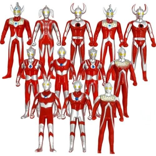 2021 new Ultraman toy set joint action figure boxed model childrens day increasingly intelligent gift set of 12