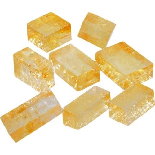 TUMBEELLUWA 1lb (460g) Natural Yellow Calcite Raw Crystal Rough Stone Specimen Gem stone