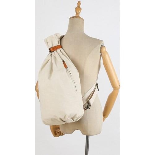 M431 New Dropship Product Backpack Comfortable Cloth Bag Rucksack With Leather Mountaineering Bag Outdoor Travel Backpacks