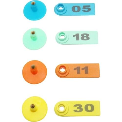 Sheep Digital Ear tag NO.01~30 Animal identification tag Farm livestock feeding tool Animal Supplies Farm equipment 30 Pcs