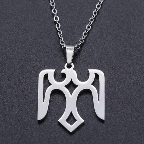 Eagle Stainless Steel Charm Necklace for Women Fashion Jewelry Necklaces Dropshipping Accept OEM Order Wholesale