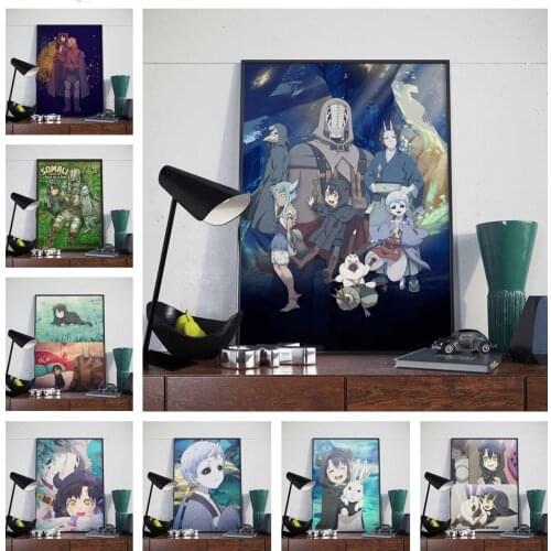 Retro Poster Somali and The Forest Spirit Poster Anime Posters Canvas Painting Wall Decor Wall Art Picture Room Home Decor