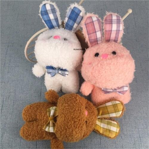1x random color 15cm Approx. Rabbit Plush Stuffed Toy Doll Plush toy