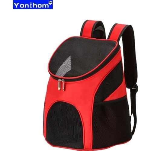 Backpack Carrier for Dogs Cat Small Pet Carrier Dog Front Chest Backpack Fashion Breathable Carrying Cat Dog Backpack Travel