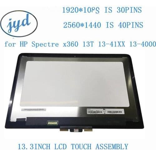 13.3 FHD QHD LCD Touch Screen Assembly 828823-001 For HP Spectre x360 13-4000 13-4005DX 13-4118nr 13-4116dx 13-4101UR 13-4109NA