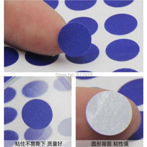 Stock wholesales blank blue round pvc stickers/waterproof stickers/sealing stickers/gift packing label/custom tag 1500 pcs a lot