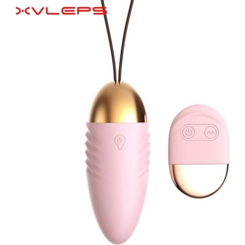 Xvleps Wireless Mute Vibrator Eggs Wireless Remote Control Eggs Wireless Remote Control Jump Vaginal Massager Sex Toys Woman