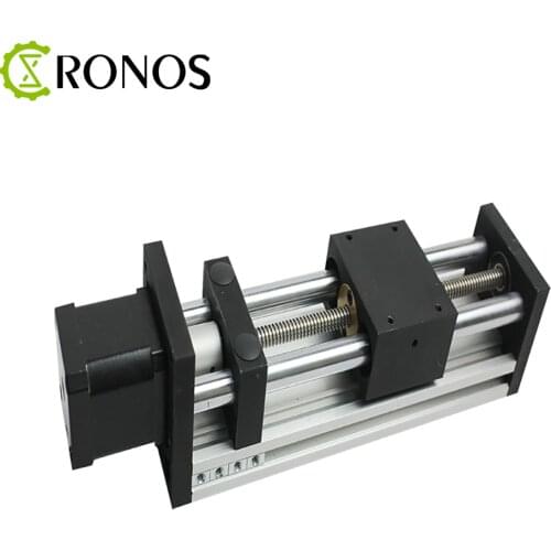 3D Printer Z-axis Lead Screw T8 Double Optical Axis Trapezoidal Slide Table 100mm 200mm 300mm