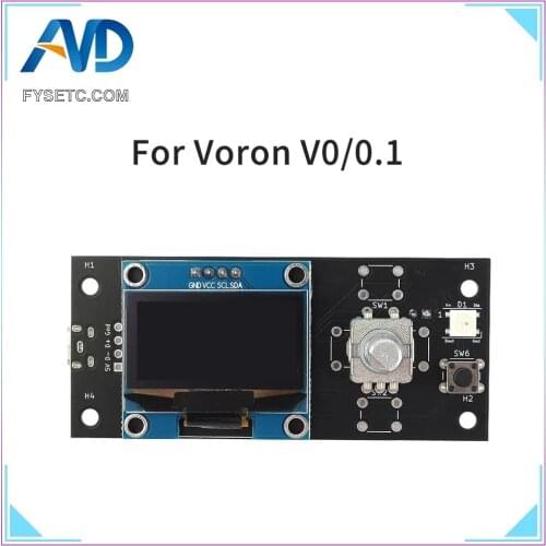 FYSETC Voron V0 1.3 inch OLED Display Screen Smart Display For Raspberry Pi 3 B+ Voron V0.1 3D Printer Accessories
