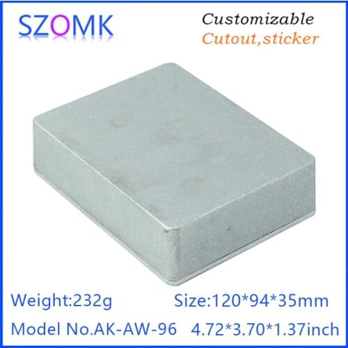 1 Pcs Guitar Effects Pedal Aluminum Stomp Box Enclosure for DIY Guitar Pedal Kit 1590BB and 1590BB2