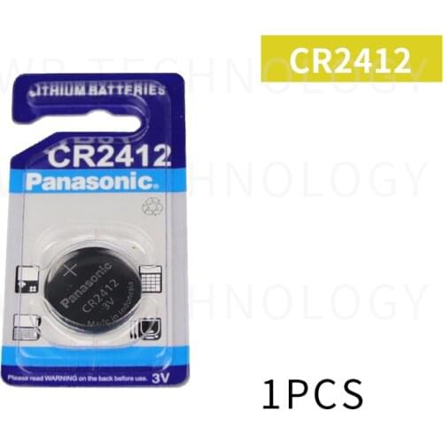 100% Original New For Panasonic CR2412 3V Lithium Coin watch Key Fobs Battery For swatch watch For LEXUS Car Controller CR 2412