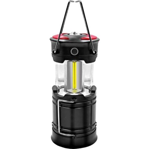 2-In-1 Portable COB Camping Lantern LED Torch Ultra Bright Portable Outdoor COB Hiking Lamp Camping Led Tent Light