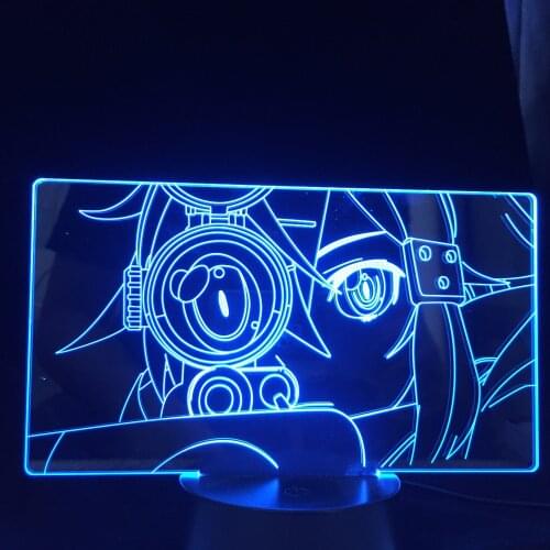Sword Art Online Anime 3d Led Night Lamp for Bedroom Decor Nightlight Birthday Gift Room Manga SAO Led Night Light