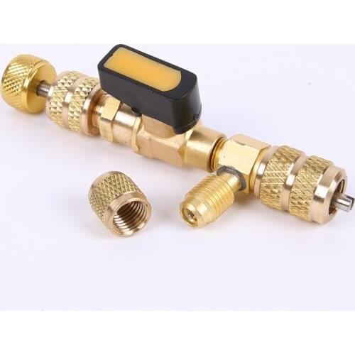 Automotive air conditioning coolant refrigerant pressure gauge high and low pressure set for R22/R410/R134a+ quick connect