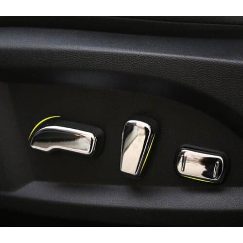 Car Seat Switch Adjustment Knob Cover Trim Sticker for Renault Koleos 2017 2018 Car Stickers Accessories