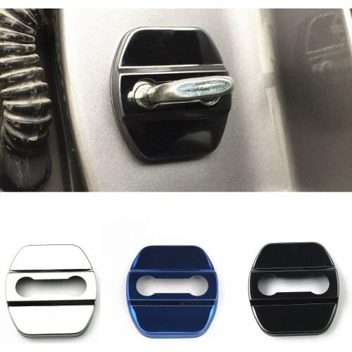 Car Door Lock Cover Car-Styling Case For Nissan Versa Sunny Sylphy Livina Qashqai Teana March Tiida X-trail Murano Car Styling