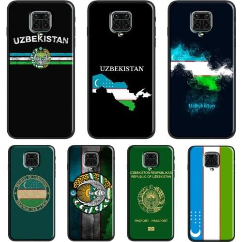 Uzbekistan Flag Funda For Xiaomi Redmi Note 10 Pro Note 9 Pro Note 8 Pro 7 K40 8T 9S 9A 9C 9T Case Cover
