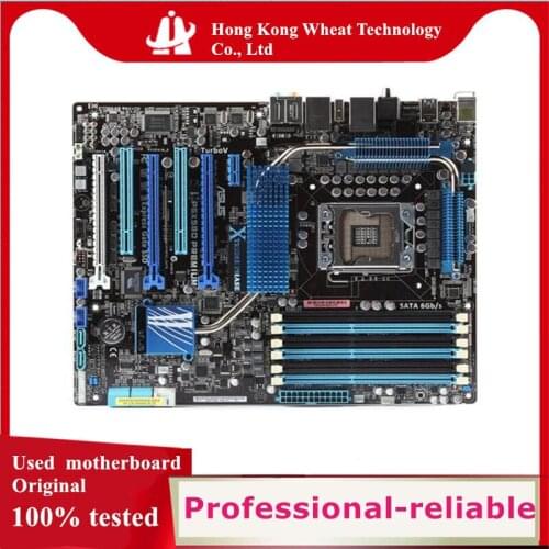 For ASUS P6X58D Premium Computer Motherboard Socket LGA 1366 DDR3 24G SATA2 USB2.0 For Intel X58 Original Desktop Used Mainboard