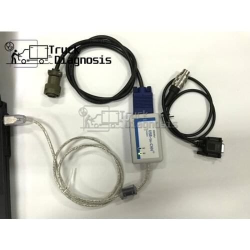 For MTU DIAGNOSTIC KIT (USB-to-CAN V2) with MTU Diasys +MUT MEDC cable +MTU ADEC