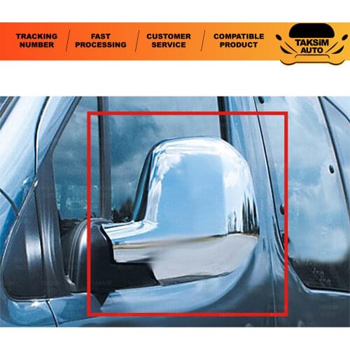 For 1996-2008 Models Chrome Mirror Cover For Citroen Berlingo 1 2 Pieces ABS - Not Fade - Not Yellowing - High Quality Material