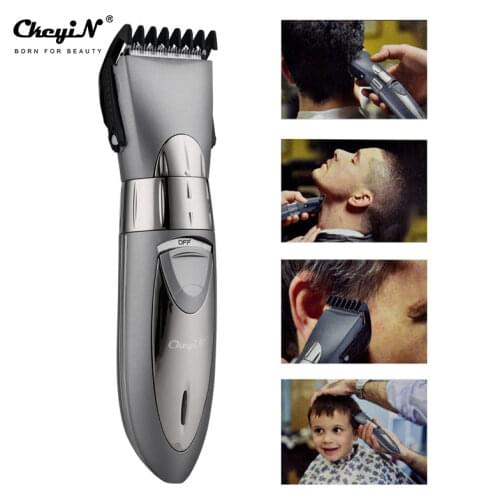 Electric Hair Clipper Waterproof Hair Trimmer Machine Beard Trimmer Barber Razor Stainless Steel Blade Haircut With Limit Comb