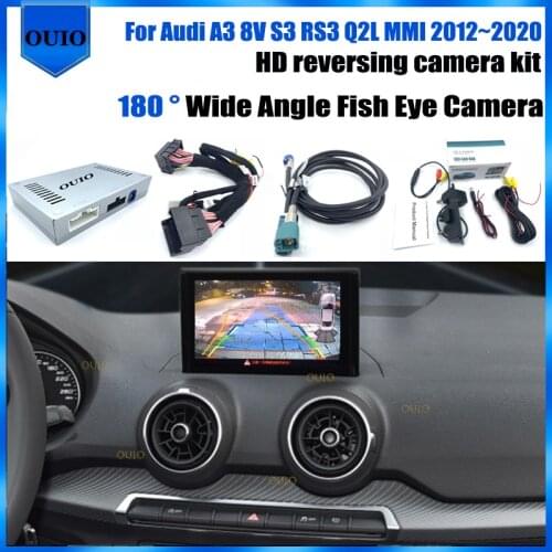 Reversing Camera Adapter for Audi A3 8V S3 RS3 Q2L MMI 2010~2019 parking Interface | Original Screen Upgrade Rear Backup Camera