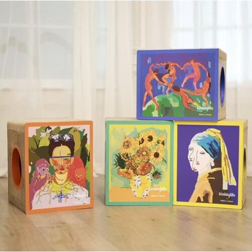 Cat Scratcher House Pet Dog Claw Scratching Board Bed Japanese Korean Milk Car Cardboard Box Cat Bed with Catnip Pet Supply